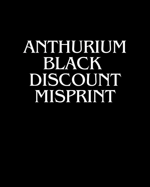 MISPRINT - Black Anthurium R.A.R.E shirt