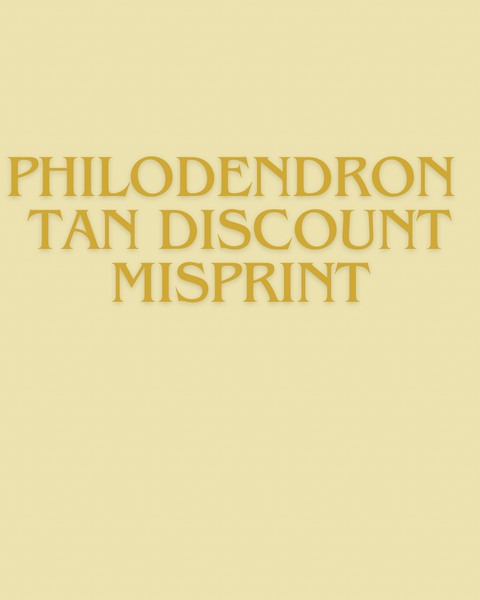 MISPRINT - Tan Philodendron R.A.R.E. shirt