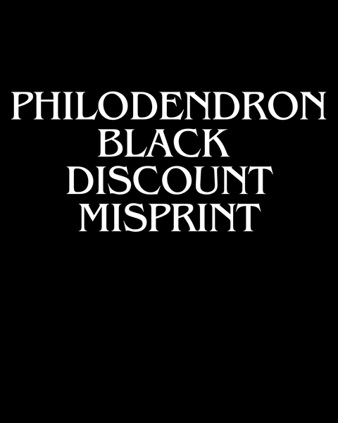 MISPRINT - Black Philodendron R.A.R.E shirt